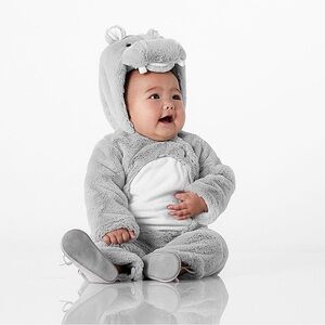 Pottery Barn Gray Hippo Baby Costume